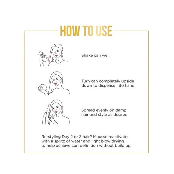 Pantene Pro-V Soft Curl Defining For Frizzy Hair Mousse set 3 Frizz Control - Picture 3 of 6